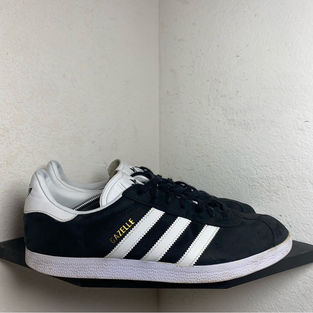 adidas Gazelle Black and White Men's Shoes